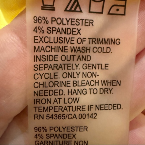 TanJay Blazer Vibrant Lemon Yellow Women's Jacket Size 14 - Picture 8 of 8